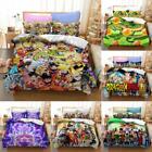 Anime Dragon Ball Z Goku Quilt Duvet Cover Set King Bedroom Decor Home Textiles