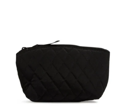 Vera Bradley CLÁSICO NEGRO Microfibra Compacto Viaje Cosmético Maquillaje Estuche Nuevo con Etiquetas Foto 1 de 2