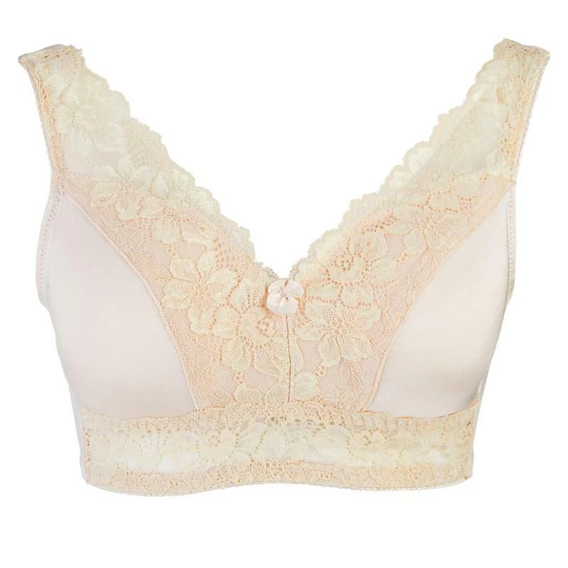 Sujetador Pin-Up Rhonda Shear "Betty" con Almohadillas y Espalda Ajustable, Rosa/Amarillo, 3X Foto 1 de 2