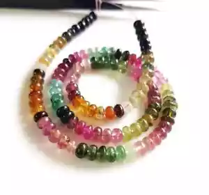 Collana Rondelle Lisce Multi Tormalina Naturale 32" per Donna Regalo - Foto 1 di 1