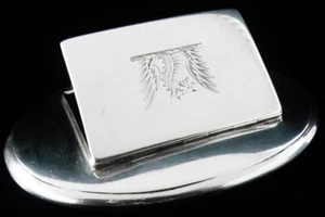 Antique Sterling Silver Snuff Box, Thomas Phipps & Edward Robinson, London 1797 - Picture 1 of 12