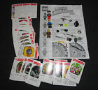 LEGO Time Cruisers Board Game Parts Lot, 3 Figures w/accessories, Set of Cards +