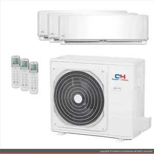 Cooper & Hunter Mini Split AC Heat Pump Ductless 3 Zone 9000 12000 24000 BTU - Picture 1 of 8