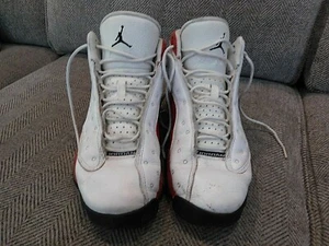 NIKE AIR JORDAN Sneakers 13 Retro Cherry (2010) 414571-101 Size 9.5 VGUC - Picture 1 of 10