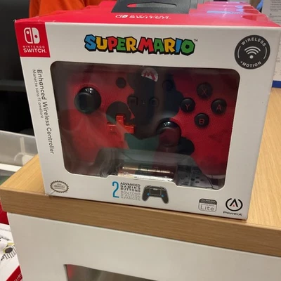 PowerA Enhanced Wireless Controller Mario SILHOUETTE Edition Official NEW! 🐦‍🔥 - Image 1 of 4