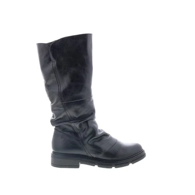 Botas de vestir informales Miz Mooz Helin para mujer de cuero negro con cremallera Foto 1 de 4