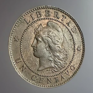Argentina 1893, Centavo Grade UNC - Picture 1 of 2