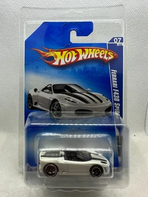 Ferrari F430 Spider blanco con protector Hot Wheels 2009 09 Dream Garage 153/190 Foto 1 de 4