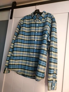 Mens Llbean Signature XXL Plaid Blue Green - Bild 1 von 7