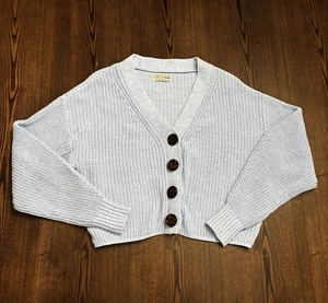 Cárdigan suéter Urban Outfitters para mujer talla XS azul tejido con botones - Imagen 1 de 6