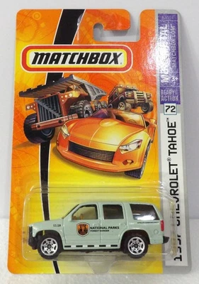 Matchbox Chevrolet Chevy Tahoe Serie Parques Nacionales Foto 1 de 4