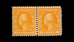 LSS 1909 US 10c Washington Yellow Scott #338 MNH Perf 12 VF-XF RARE (L05) - Picture 1 of 2