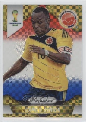 2014 Panini Prizm World Cup Red White & Blue Power Plaid Camilo Zuniga #49 - Image 1 of 2