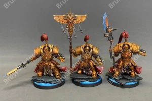 Warhammer 40K PAINTED Adeptus Custodes Allarus Custodian Miniature model Gallery - Picture 1 of 6