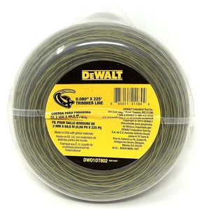 Dewalt String Trimmer Line 0.0080" x 225' - Weed Trimmer Line - DWO1DT802 - Picture 1 of 2