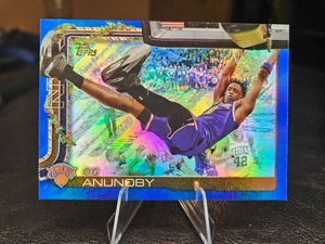 2025-26 Topps NBA Holiday OG Anunoby Blue Metallic Color Match - Bild 1 von 2
