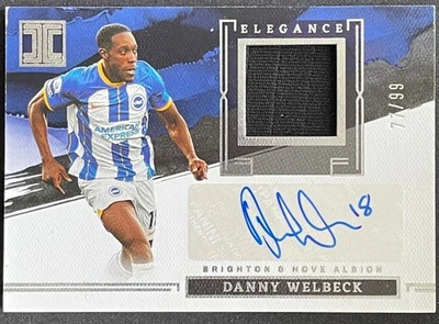 Danny Welbeck 2022-23 Panini Impeccable EPL Elegance Patch Auto 77/99 #EJ-DW - Image 1 of 2