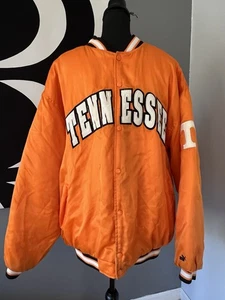 Vintage Tennessee Volunteers Jacke Satin Bomber Puffer Puma Herren XL 90s Vols LESEN - Bild 1 von 21