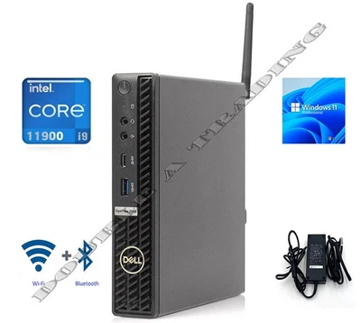 Dell OptiPlex 7090 Micro i9-11900 | up to 64GB RAM & 2*2TB SSD | Win11 | WiFi+BT - Image 1 of 4