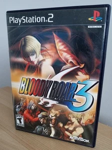 Bloody Roar 3 PS2 PlayStation 2 Video Game w/ Manual TESTED BLACK LABEL - Picture 1 of 15