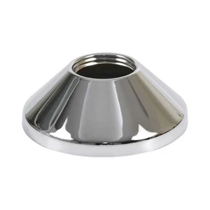 1/2" Taper Chrome Plated Valve / Tap Cover Collar Rose Metal Collars Cone - Picture 1 of 3