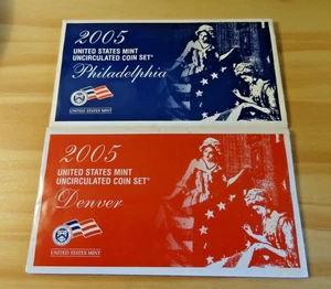 2005 United States US Mint 22 Coin P & D Uncirculated Coin Set Westward Journey - Picture 1 of 5