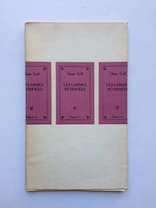 " Les larmes pétrifiées " avec ENVOI de Claire GOLL aux Edit° Seghers, 1951 - Picture 1 of 2