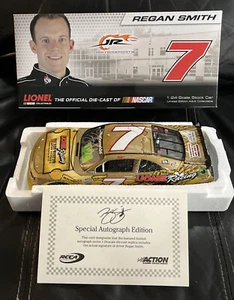 Lionel Racing 2013  #7 Regan Smith Golden Ticket Autographed Camaro 1:24 23/300 - Picture 1 of 3