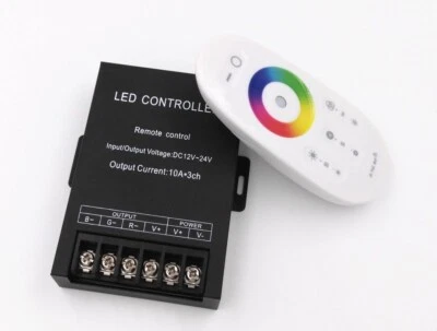 2.4G Touch Remote Control 30A Controller RGB Dimmer LED Light Strip Controller - Image 1 of 3
