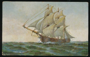 AK vom Dreimast-Galiot Das Jubelfest Junius 19. im Jahre 1839 (907) - Picture 1 of 2