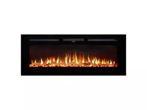 Adam Orlando Inset / Wall Mounted Electric Fire, 50 Inch - Picture 1 of 8