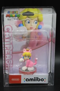 Cat Peach Amiibo Super Mario Bros 3D World + Bowser Fury Nintendo w/ protector - Picture 1 of 1