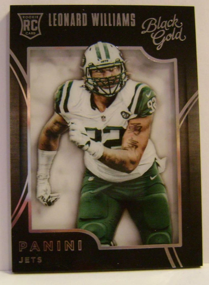 LEONARD WILLIAMS BASE CARD /99 PANINI BLACK GOLD FOOTBALL 2015 2016 RARE - Image 1 of 1