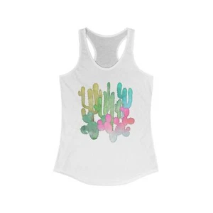 Camiseta sin mangas Cactus Garden Desert para mujer con espalda deportiva Saguaro - Imagen 1 de 5