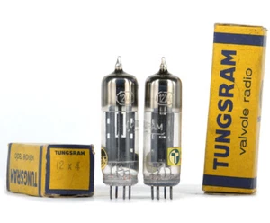 ONE 12X4 TUNGSRAM NOS ITALY Tube Röhre Lampe Valvola Valve Valvulas 진공관 真空管 电子管 - Picture 1 of 1