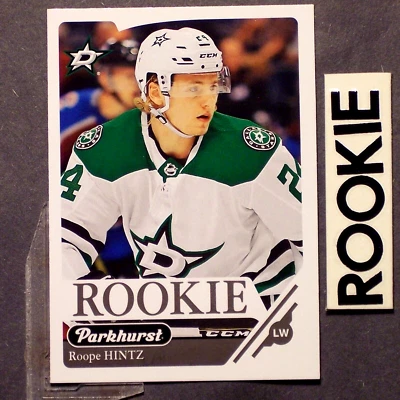 ROOPE HINTZ 2018/19 Parkhurst Base ROOKIE #358 Dallas Stars RC - Image 1 of 4