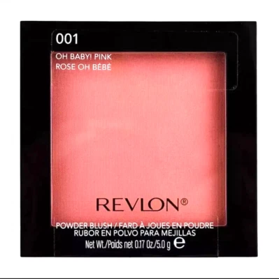 Revlon Powder Blush ~001 Oh Baby! Pink~ 0.17oz Brand New - Image 1 of 4