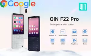 Qin F22 pro Touch screen button mobile WIFI GPS Bluetooth 4G mobile 4GB+64GB - Picture 1 of 9