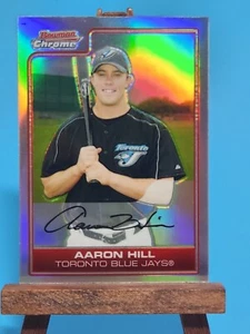 2006 Bowman Chrome Aaron Hill Refractor #136 Toronto Blue Jays - Picture 1 of 2