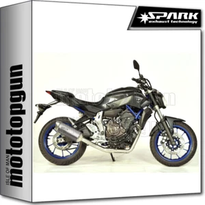 SPARK ESCAPE ALTO FORCE APROBADO TITANIO YAMAHA MT 07 2014 14 2015 15 2016 16 - Imagen 1 de 1
