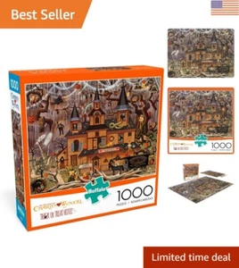 Charles Wysocki 1000-teiliges Trick or Treat Hotelpuzzle - Fesselnder Familienspaß - Bild 1 von 8