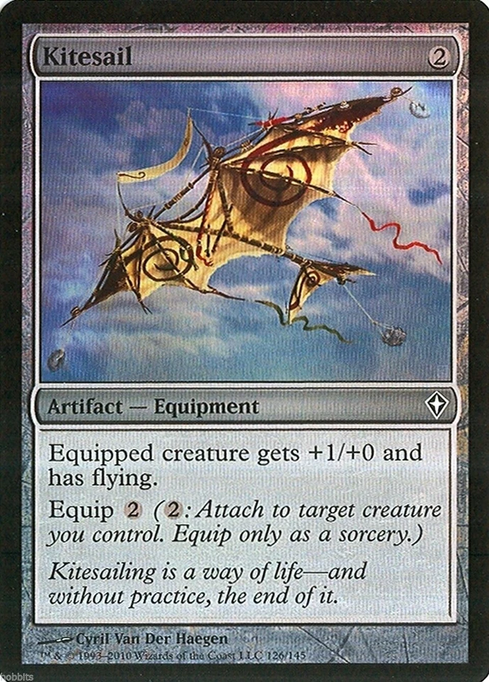 MTG - Worldwake - Kitesail - 2X - Foil - NM - Image 1 of 1