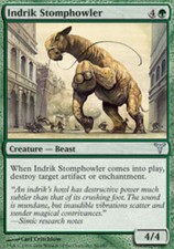 Dissension Indrik Stomphowler - Foil x1 Light Play, English Magic Mtg M:tG