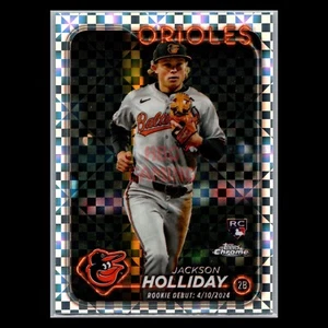 2024 Topps Chrome Update Series X-Fractor #USC89 Jackson Holliday RC Rookie Card - Picture 1 of 2