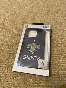 Office NFL Dual Layer Cover Case for Apple iPhone 16 Pro - New Orleans Saints - Picture 1 of 2