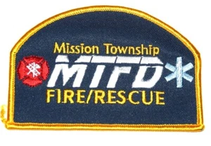 MISSION TOWNSHIP TWP – FIRE RESCUE – TOPEKA KANSAS KS Fire Patch EMS Rescue - Picture 1 of 1