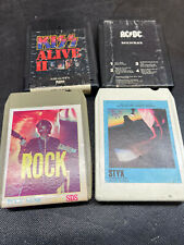 8 Track Lot AC/DC, Kiss Alive II,  Styx, & Creedence Clearwater Revival