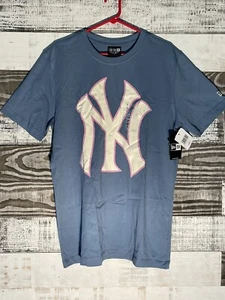 New York Yankees Shirt Mens Large Blue/Pink New Era Brand new! - Picture 1 of 6
