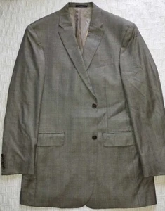 DANIEL CREMIEUX designer OLIVE GRAY mens suit sz 44L 44 LONG 38x31 pants * - Picture 1 of 11