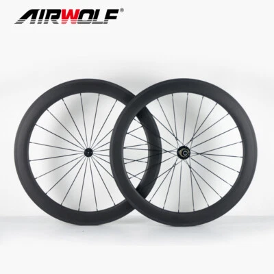 700C 60*25mm Rennrad Carbon Drahtreifen R13 Naben Rennrad Carbon Räder - Bild 1 von 4